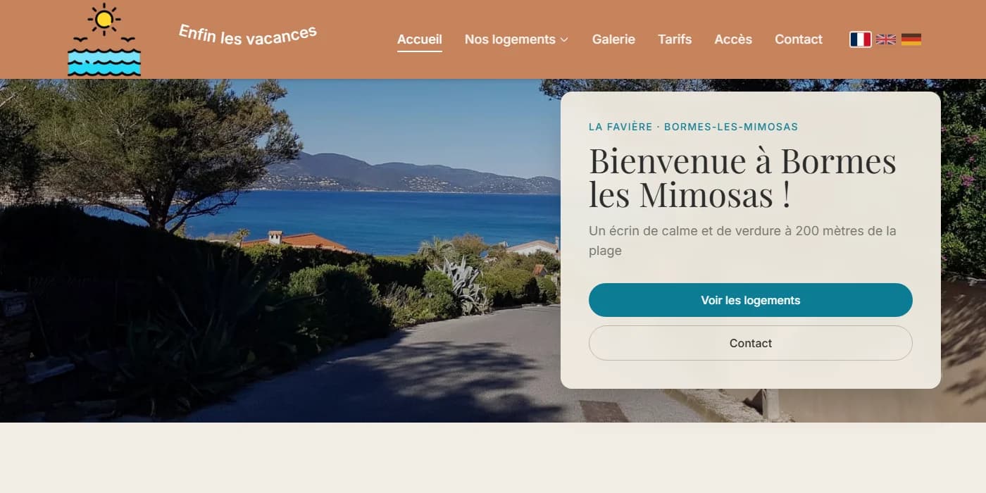 Location Bormes Plage - Site de location vacances